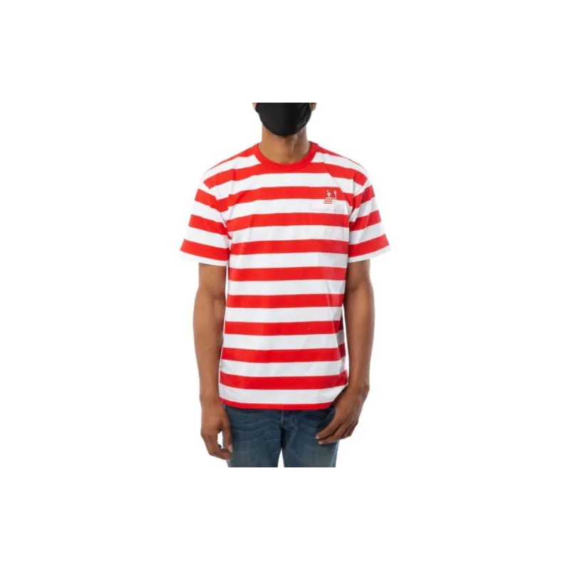 Vans x WALDO WALLY T-Shirt Unisex Red White-2