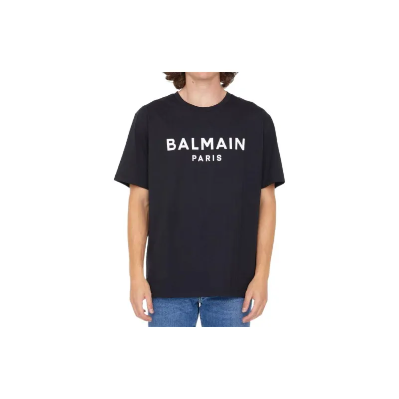 BALMAIN Logo T Shirt 'Black'-1
