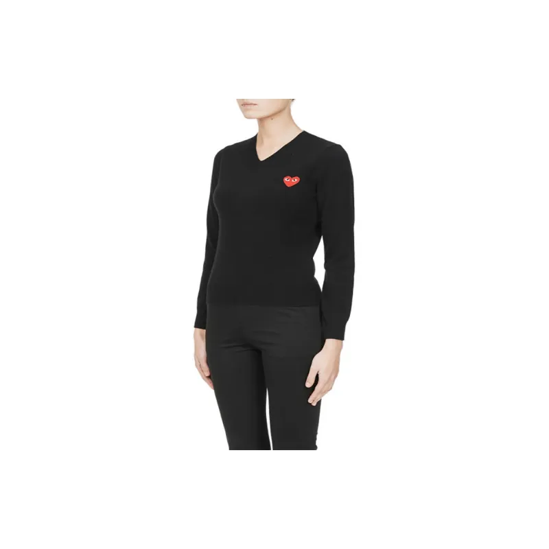 CDG Play Sweaters Women's-3