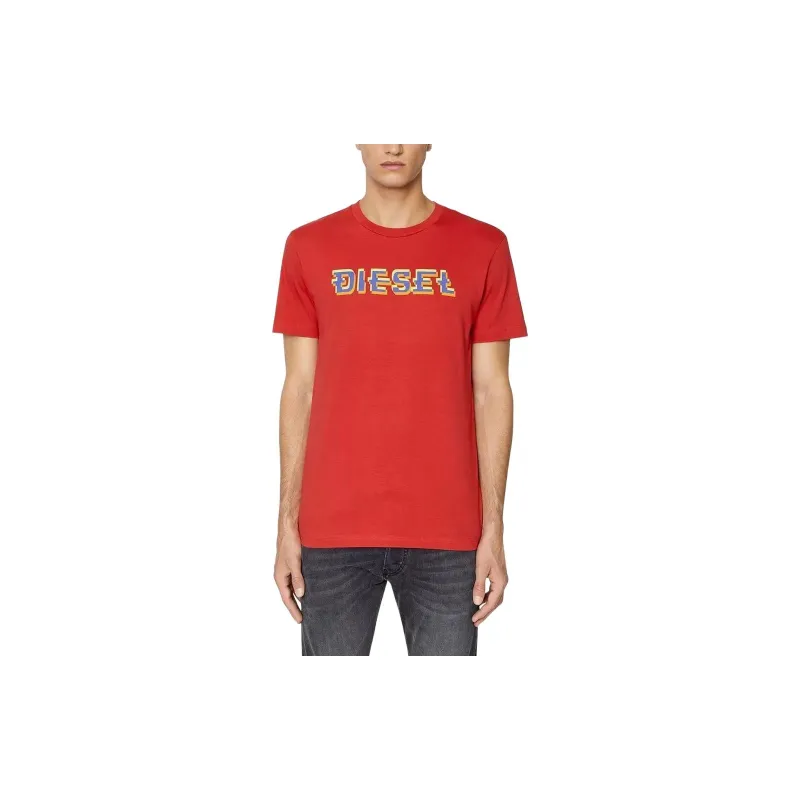 DIESEL T Shirts Men Red-1