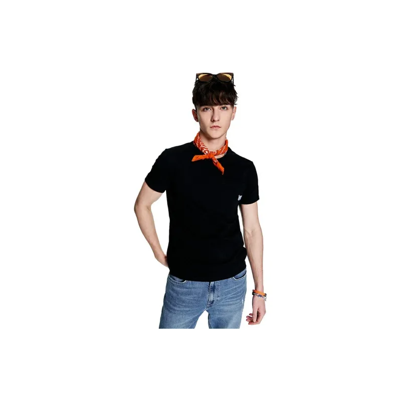 Lee T Shirts Men Black-2