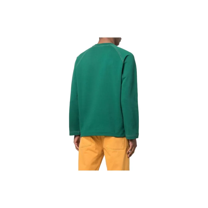 DIESEL Sweatshirts Men Gray Green-2