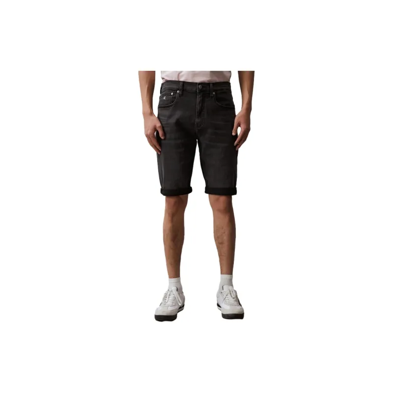 CALVIN KLEIN Denim Shorts Men's Denim Black-2