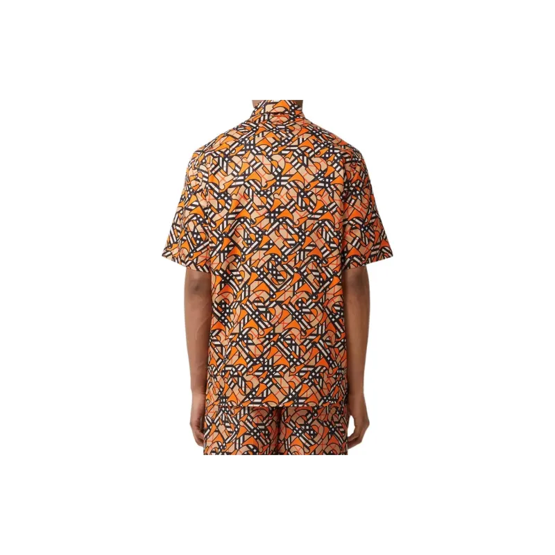 Burberry Shirts Men Orange-3