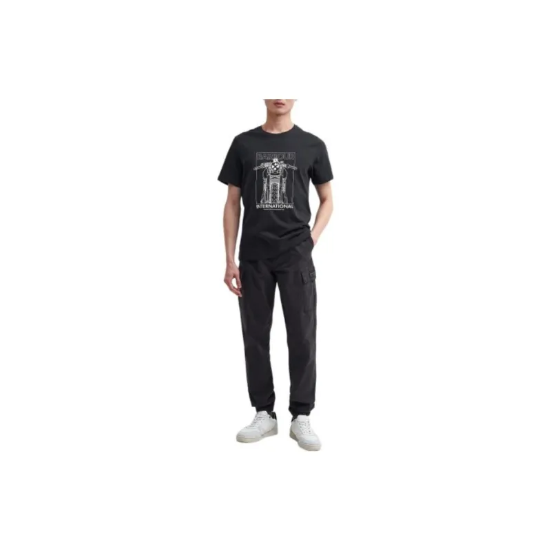 BARBOUR T Shirts Men Black-1
