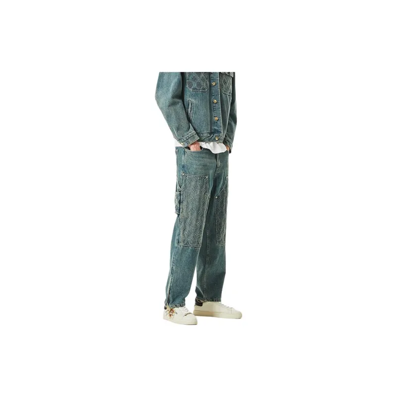 Ed Hardy SS24 Jeans Men's Indigo-3