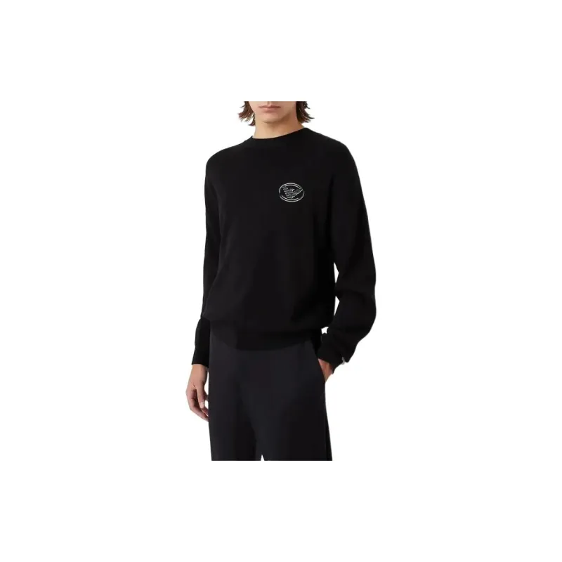 EMPORIO ARMANI FW22 Knitwear Men's Black-2
