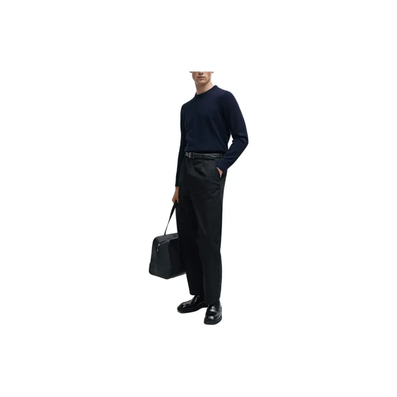HUGO BOSS Long Sleeved Crewneck Jumper-1