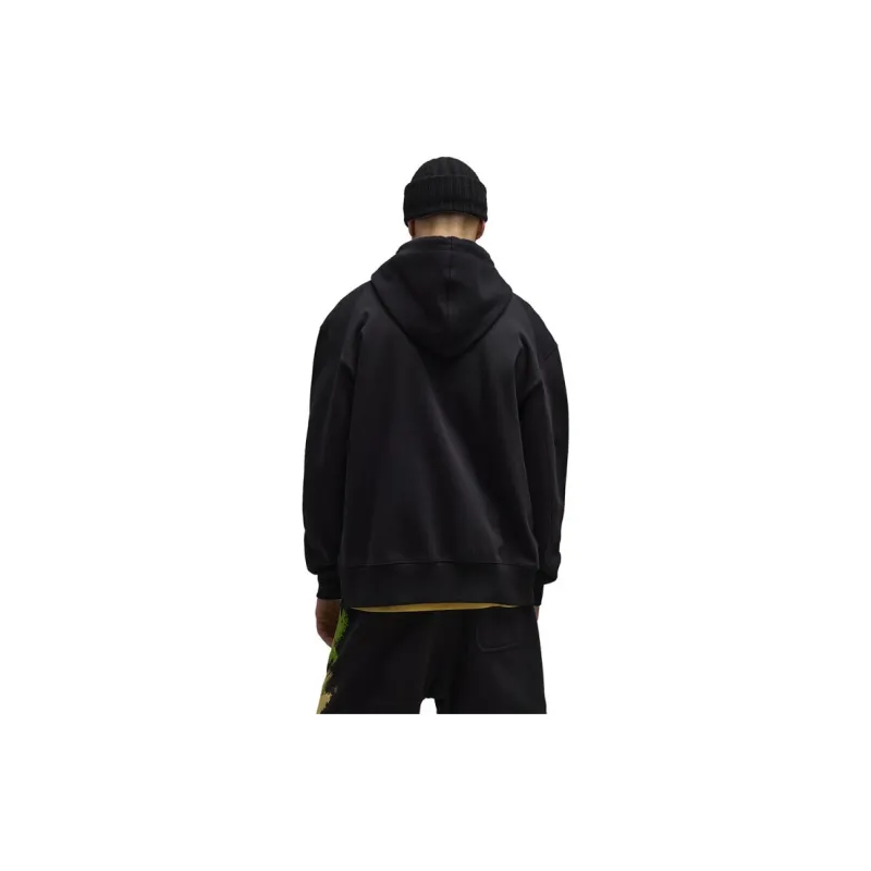 Y-3 Logo-print Zip-up Cotton Hoodie-2