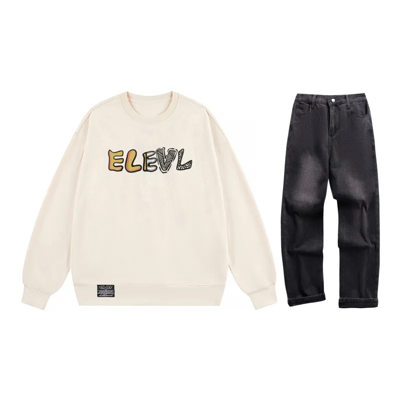 LEVEL Sweatshirt Sets Unisex-5