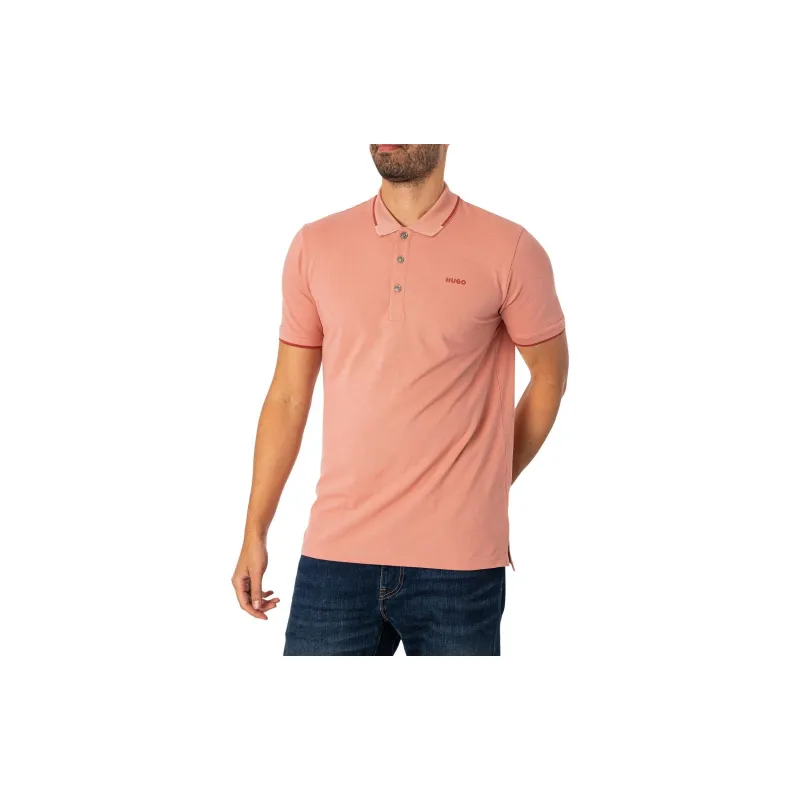 HUGO BOSS Polo Shirt Men's Light Pink-2