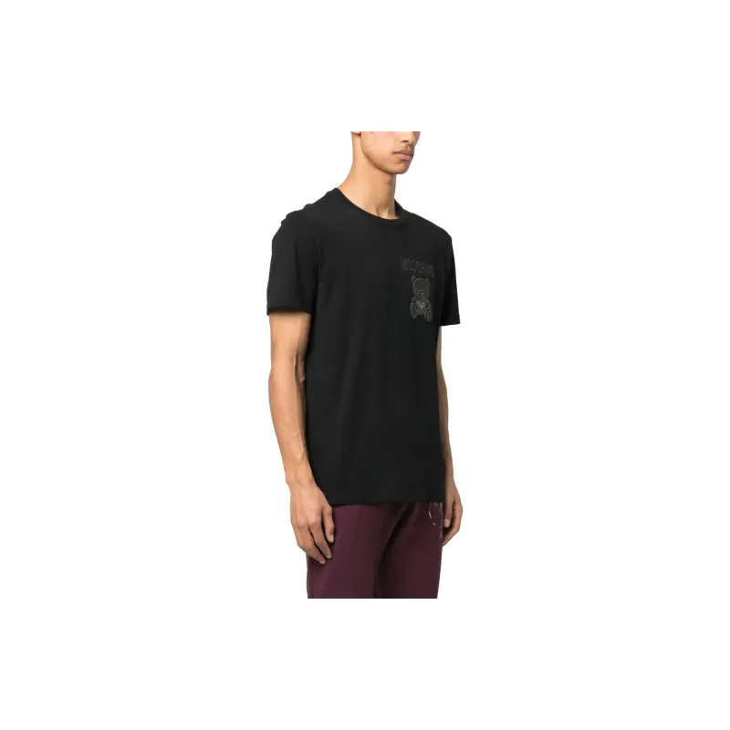 MOSCHINO T Shirts Men Black-3