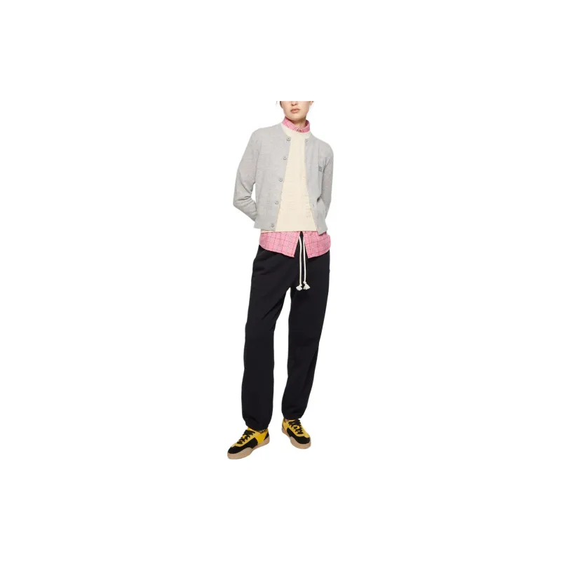 Acne Studios Face Logo Patch Drawstring Sweatpants-3
