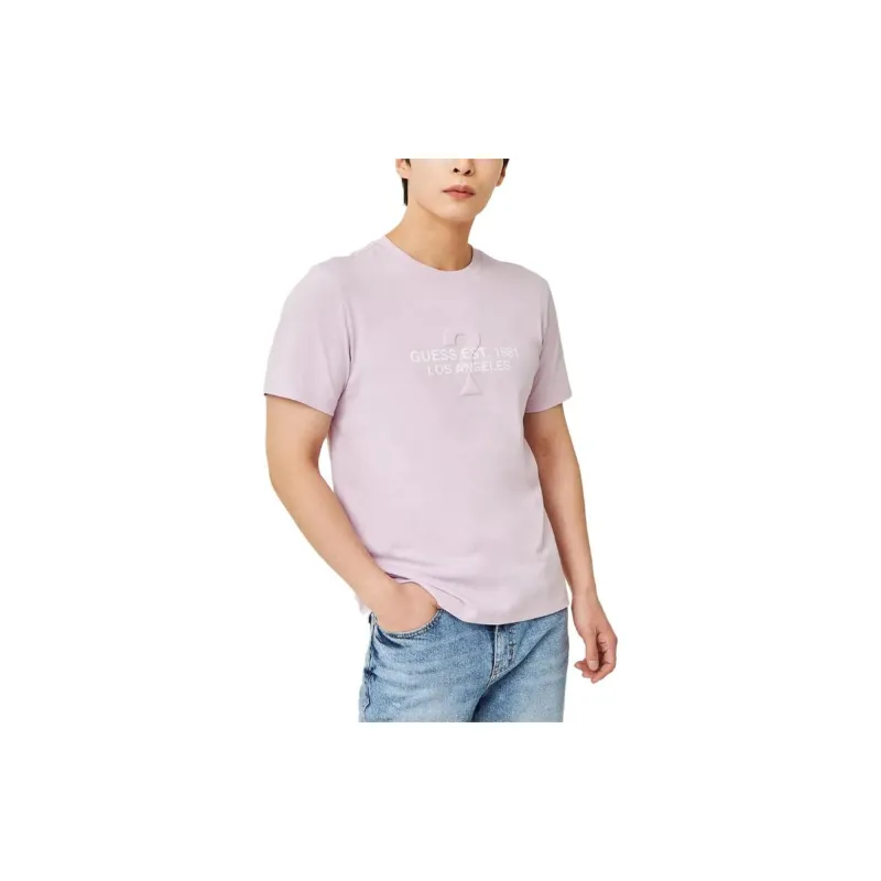 GUESS T-Shirts Unisex Purple-2