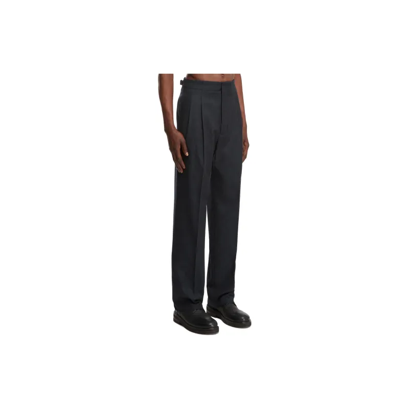 Loro Piana SS24 Casual Pants Men's Dark Blue-8