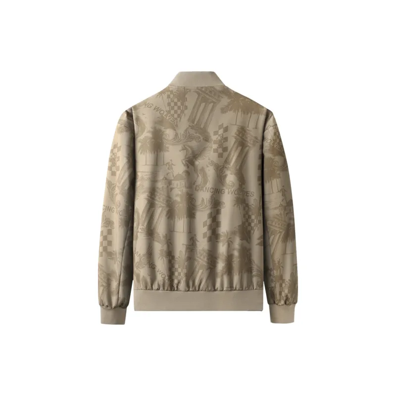 Dance With Wolves Jackets Coats Men's Khaki-2