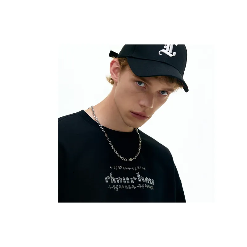 CHOUCHOUS Sweatshirt Unisex Black-5