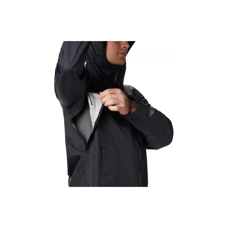 Columbia EvaPOURation™ Rain Jacket Jackets & Coats Men's Black-3