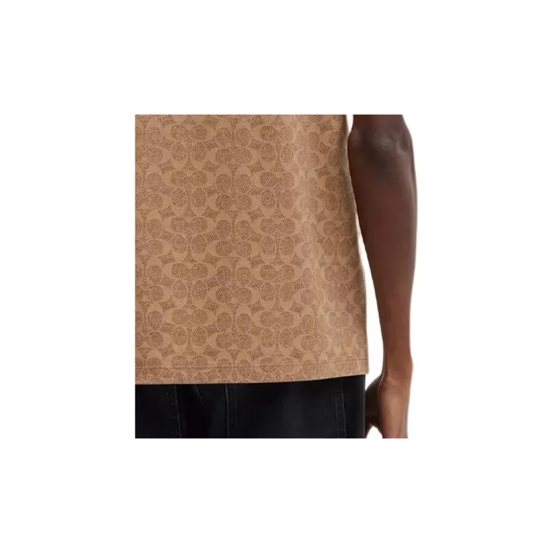 COACH SS24 T Shirt Unisex Brown-4