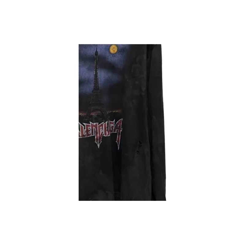 Balenciaga FW23 T Shirt Loose Fit Style Unisex Black-5