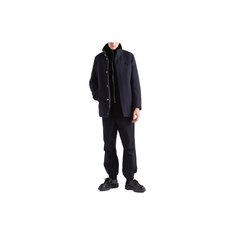PRADA Triangle logo Wool blend Jacket-1