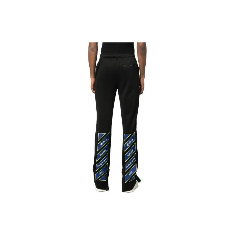OFF-WHITE Knitted Sweatpants Men Black-2