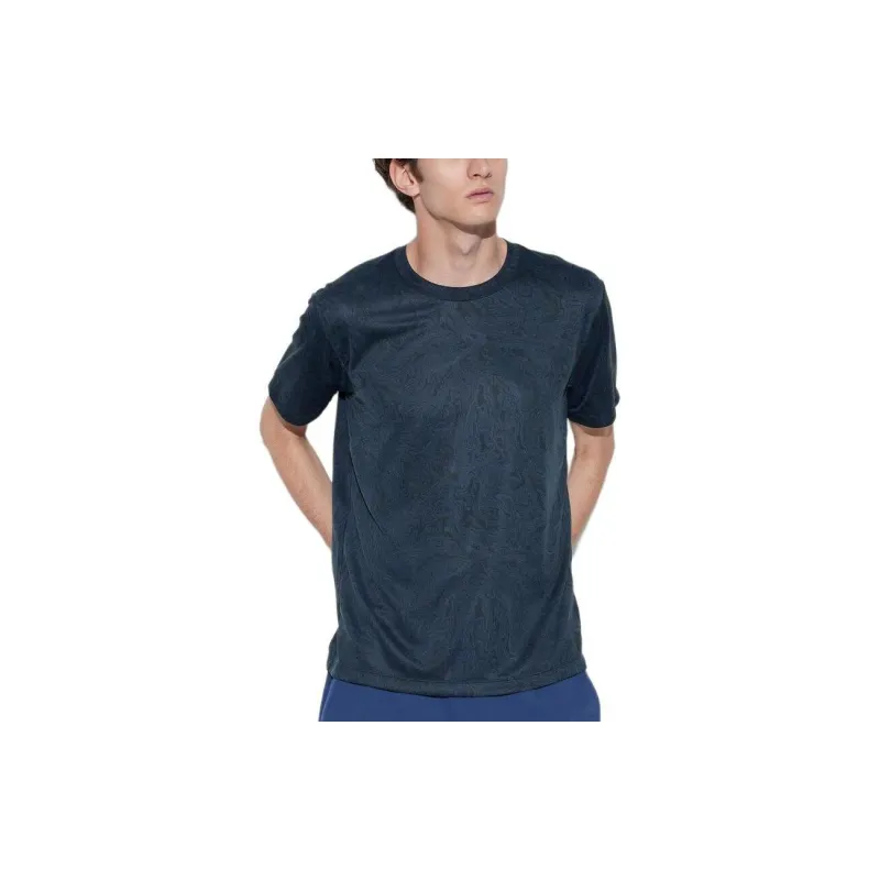 UNIQLO T Shirt Unisex Navy Blue-2