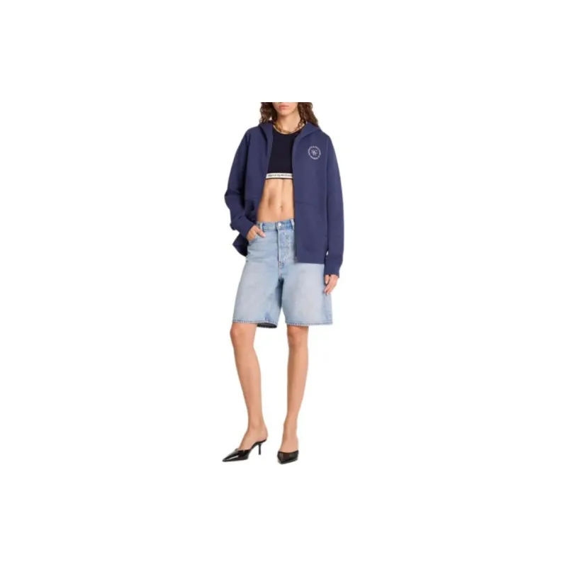 SPORTY & RICH SS24 SRHWC Sweatshirt Unisex Marine Blue-2
