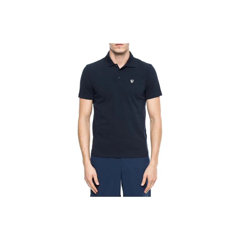 EMPORIO ARMANI EA7 Polo Shirts Men Night Blue-2
