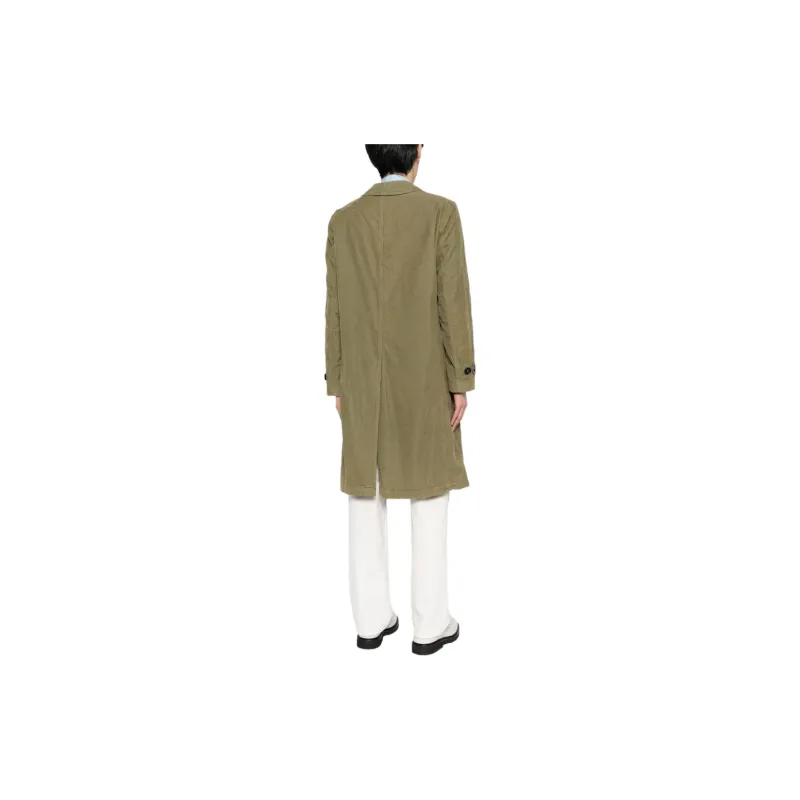 Massimo Alba Corduroy Single breasted Coat-2