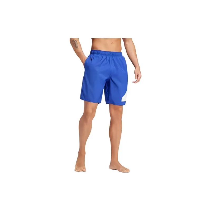 Adidas LOGO CLX Swimming Shorts Men's 1 Pack Semi-Transparent Blue/White-2