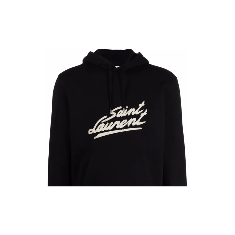 SAINT LAURENT Sweatshirts Men Black-5