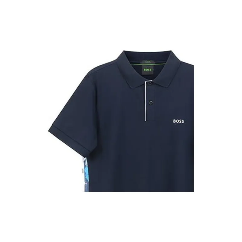 HUGO BOSS Polo Shirts Men Dark Blue-3