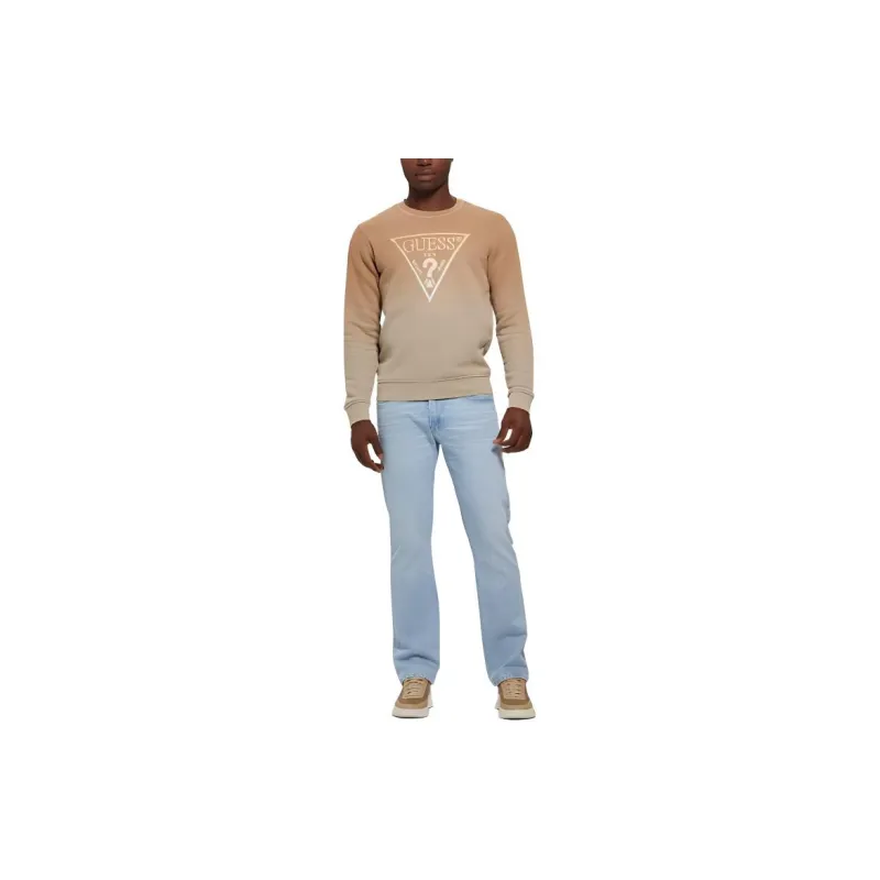 GUESS Brun Ombre Sweatshirt Sweatshirt Men's Brown-3