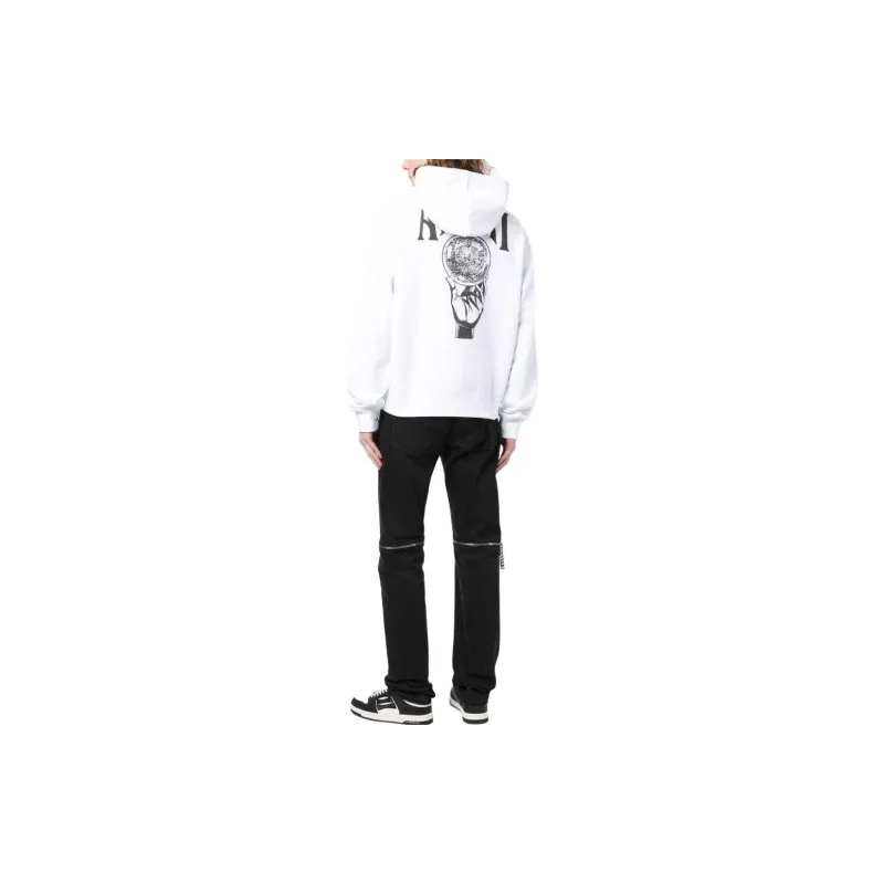 AMIRI Logo print Cotton Hoodie-2