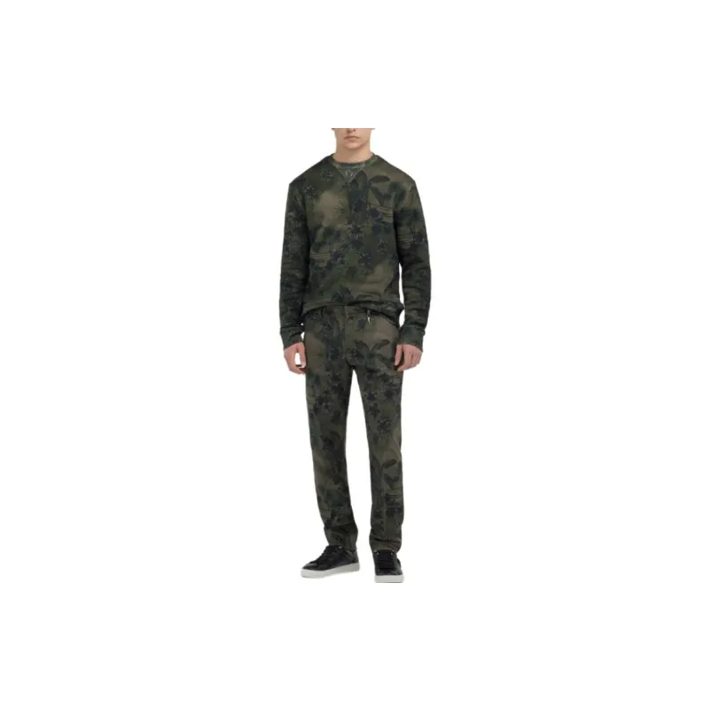 Roberto Cavalli SS24 Sweatshirt Men's Green-1