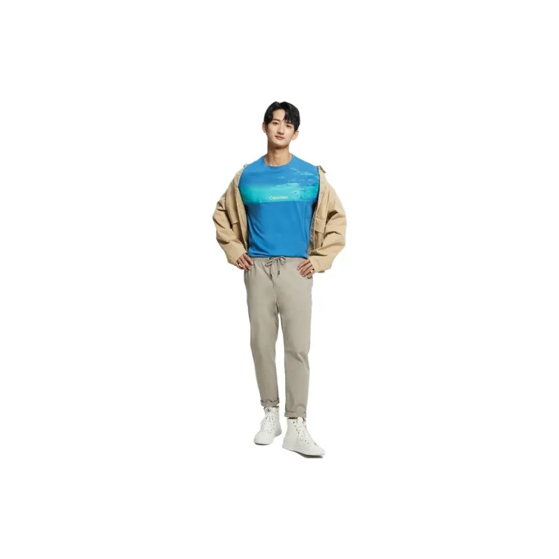 Calvin Klein T Shirts Men Blue-1