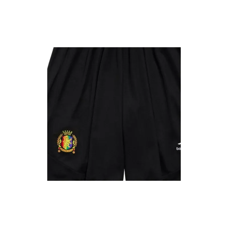 Balenciaga Casual Shorts Loose Fit Style Men's Black-5