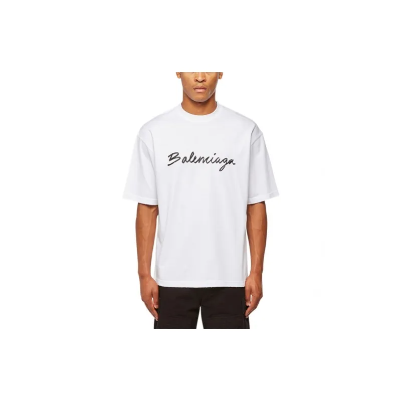 Balenciaga Script Logo T shirt-2