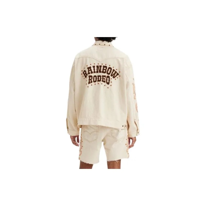 Levi's Pride Collection Denim Jacket Men's White-4