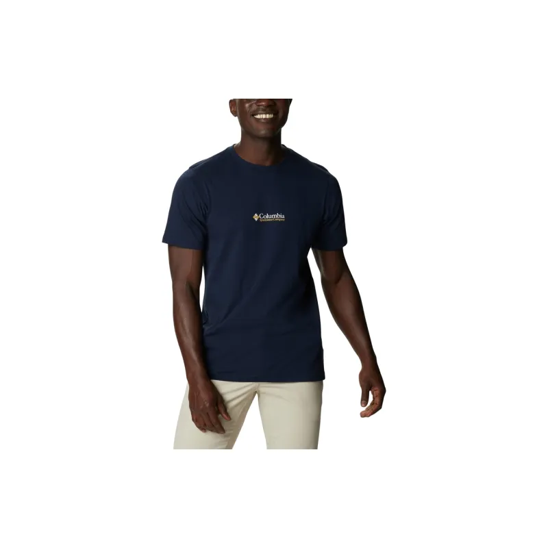 Columbia T Shirts Men Navy Blue-1