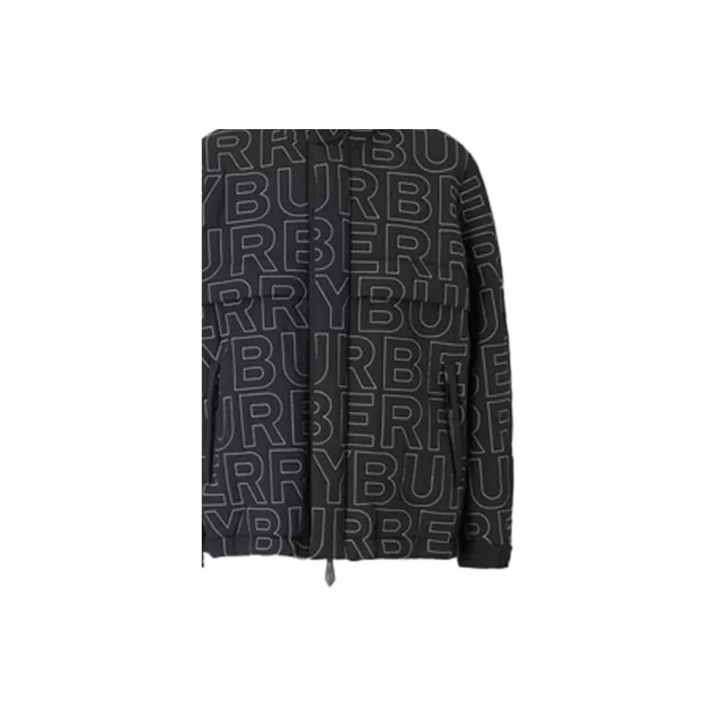 Burberry Embroidered Logo Packaway Jacket-4