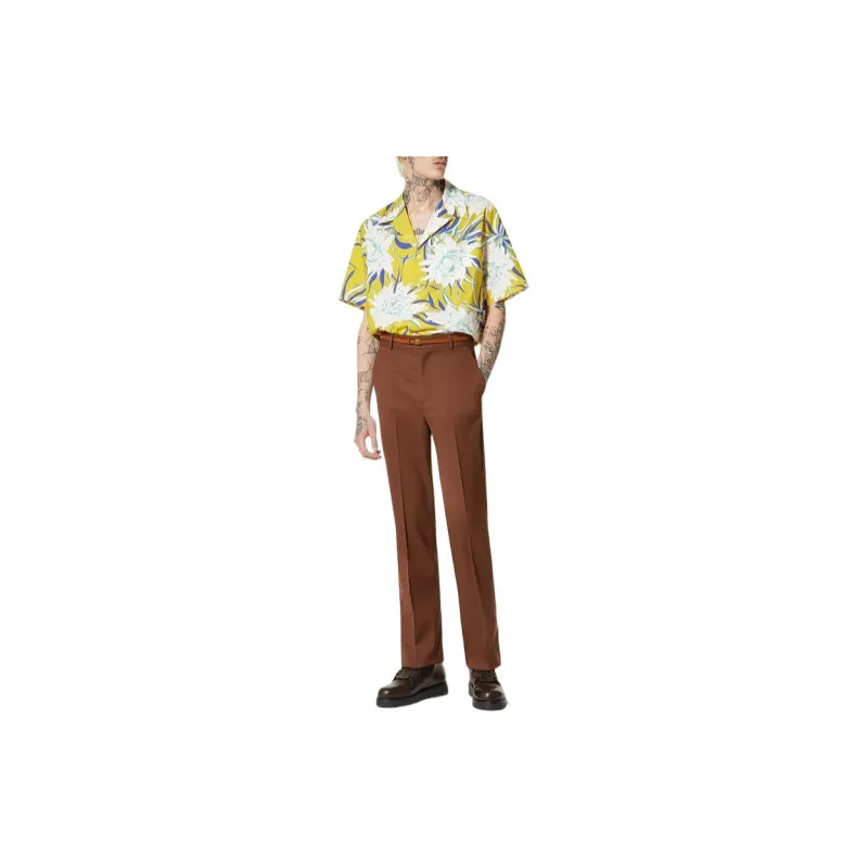 Valentino SS22 Shirt Men's Yellow-1