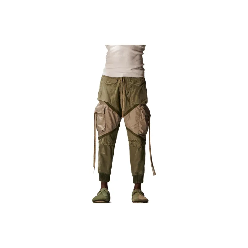 GREG LAUREN Army Jacket Cotton Trousers-1