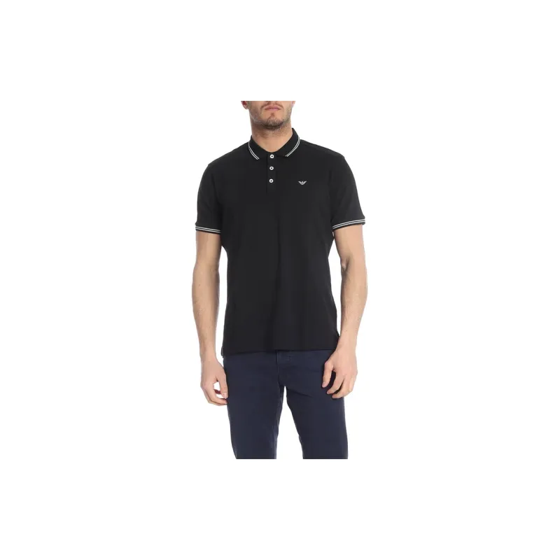 EMPORIO ARMANI Polo Shirt Men's Black-2