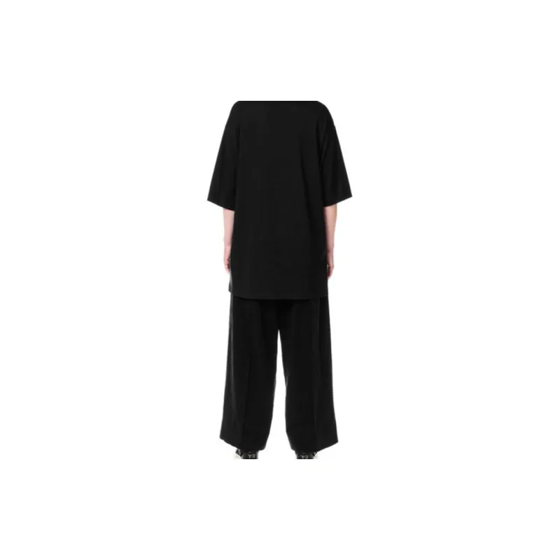 Y 3 Round neck Cotton T shirt-3
