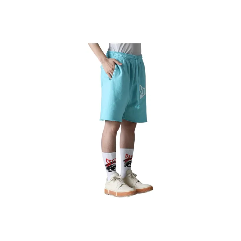 SAINT Mxxxxx Casual Shorts Unisex Blue-8