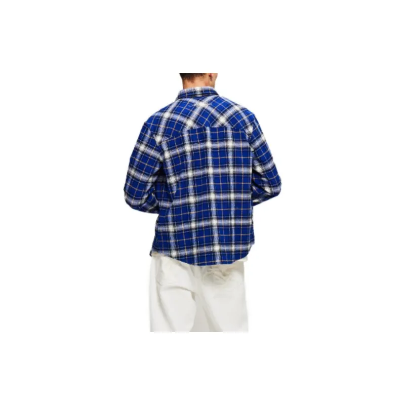 Ed Hardy Shirts Men Malibu Blue E1PCM033-3