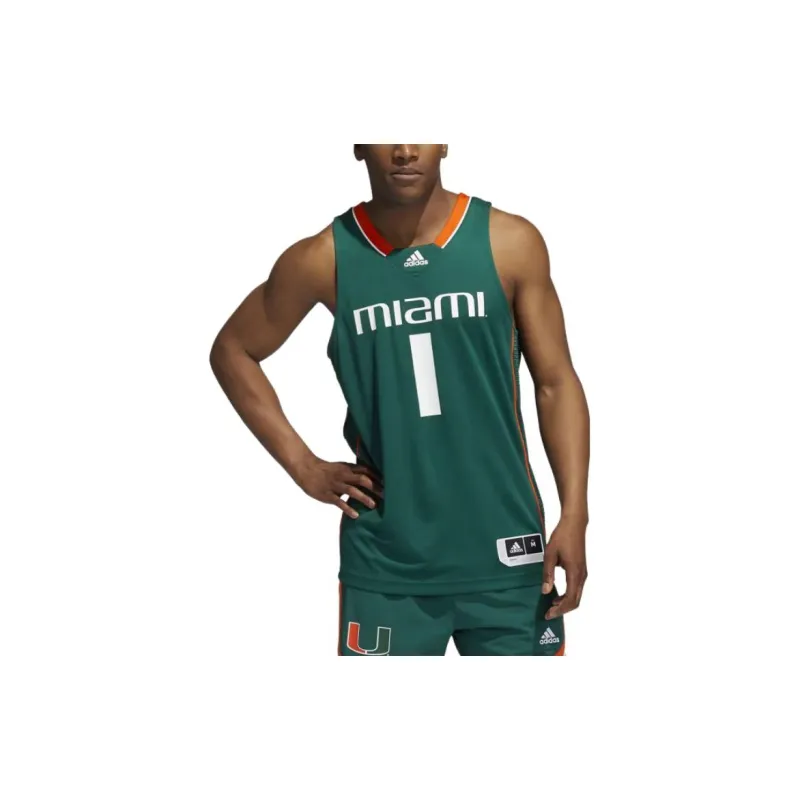 Adidas Hurricanes Ncaa Swingman Jersey-1