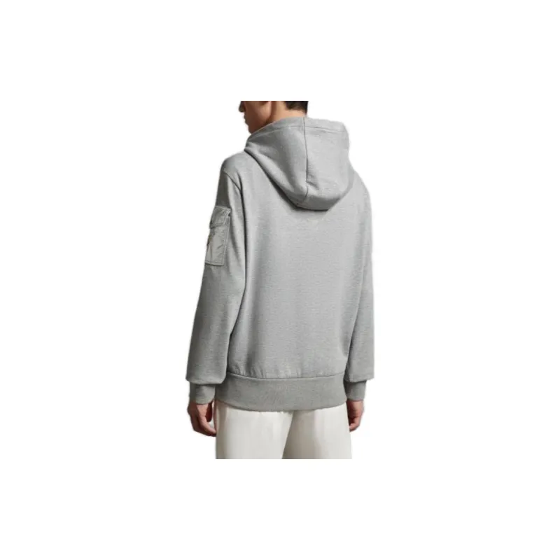 Moncler Sweatshirts Men Gray-2